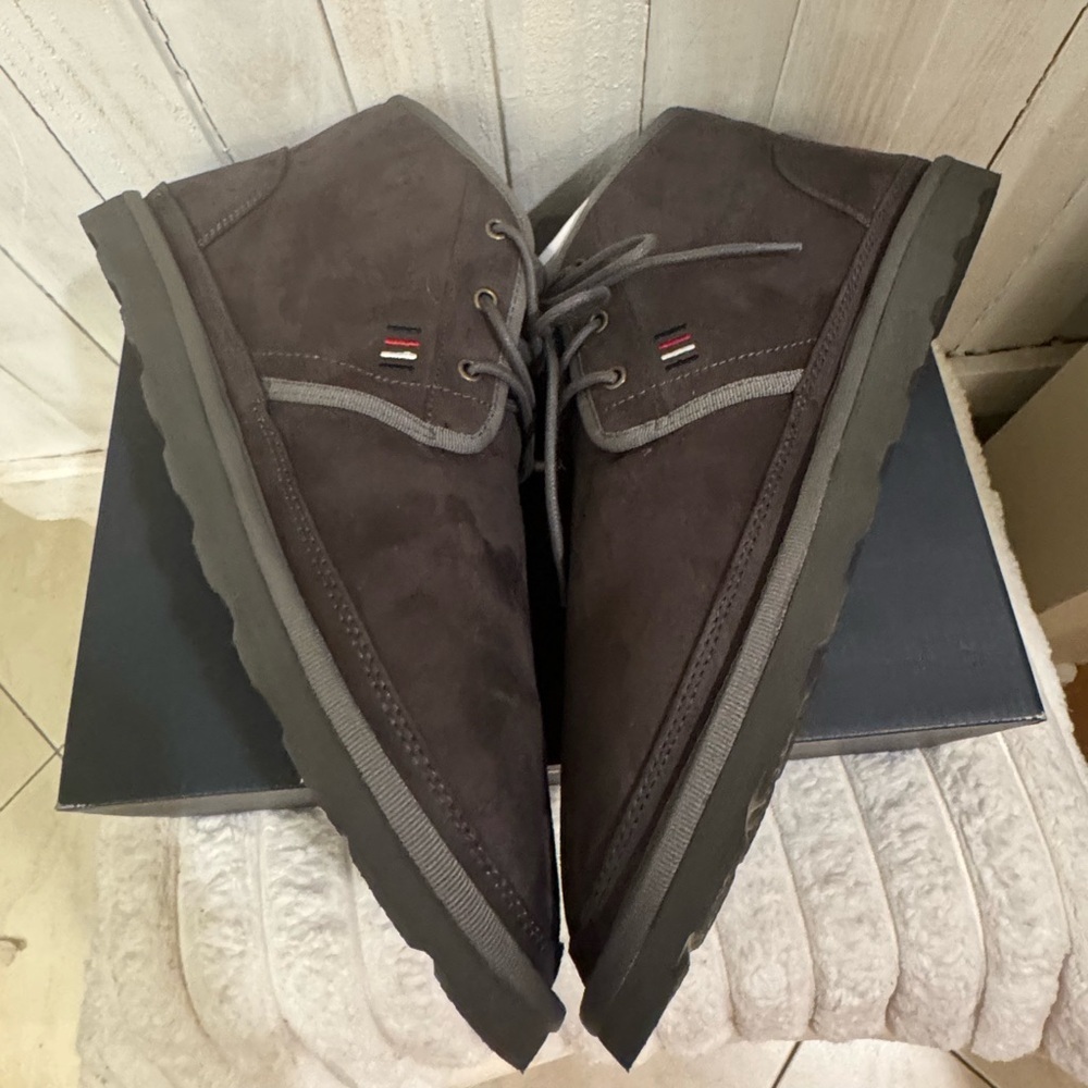 Tommy Hilfiger Men’s Welsh Fashion Boot - Size 12 - Dark Brown - Picture 4 of 8